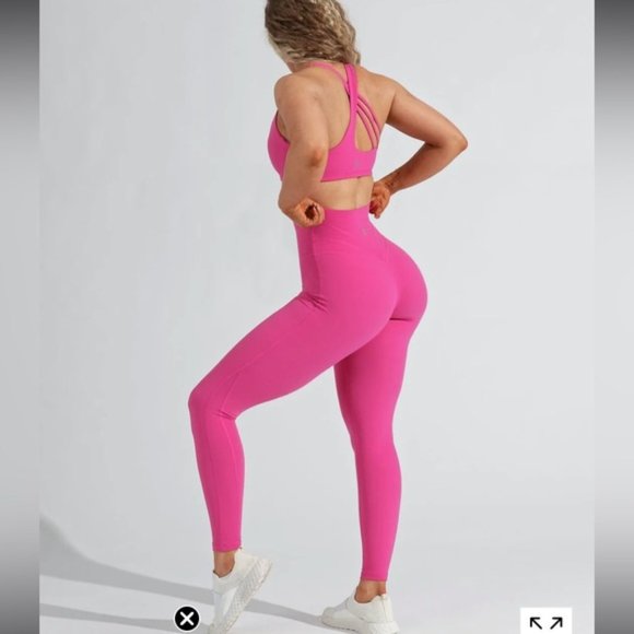❗️SOLD❗️Buffbunny Hot Pink Legacy Leggings Size M - Picture 3 of 9
